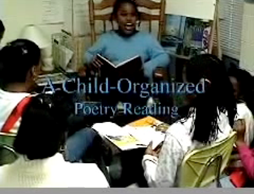Video thumbnail for Children organize a read-aloud of story books to one another.